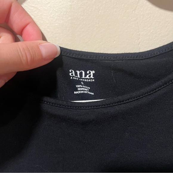 ANA New Approach Ultrasoft comfy black top - Picture 3 of 3